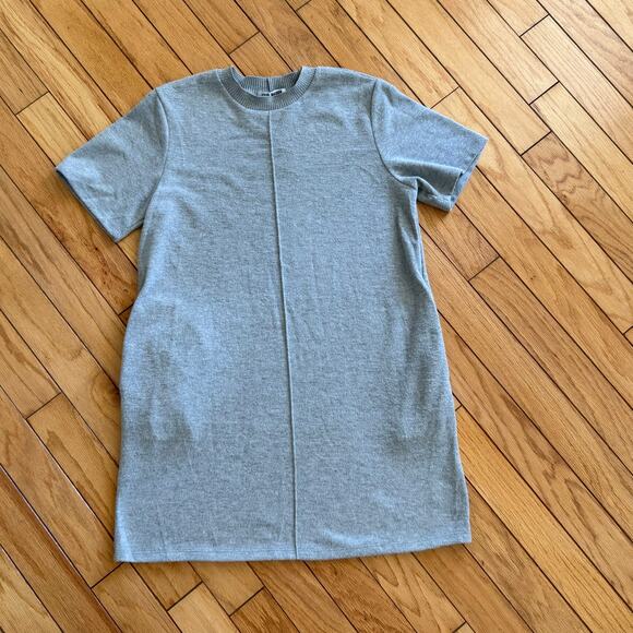 NWT Steven Madden Gray Sweater Dress with Pockets - Picture 1 of 9